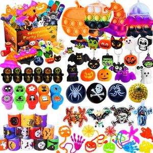 60 Pcs Halloween Party Favors for Kids - Goodie Bag Fillers & Toys for Classroom