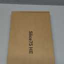 Mechanical Keyboard, Chilkey Slice75 HE Gaming Keyboard Wired, 75% Hall Effect Magnetic Aluminum Keyboard with WS Flux HE Clacky Switch, Rapid Trigger, 8K Polling, Per-Key RGB Custom, PC/Mac Support (Translucent Blue)