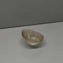 Posh Setting Gold Plastic Serving Bowls - Angled, Disposable for Chips, Candy, Salad, Fruit - Wedding and Party Table - Gold Glitter, 8 OZ, 5 Pack