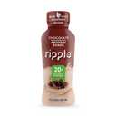 Ripple Vegan Protein Shake | Chocolate | 20g Nutritious Plant Based Pea Protein | Shelf Stable | No GMOs, Soy, Nut, Gluten, Lactose | 12 Oz, 12 Pack (EXP 10/14/26)