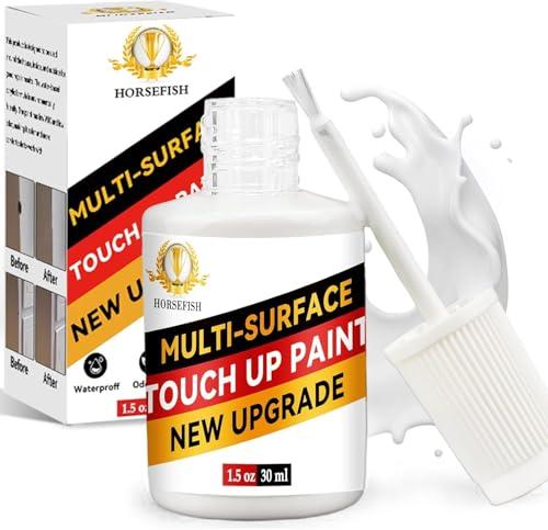 Set of 2 Pack, White Touch Up Paint, Multi-Surface Touch Up Paint Pen, White Paint for Walls, Chips, Scratches, Interior and Exterior for Wall Enamel Furniture Appliance Porcelain Cabinet Bath