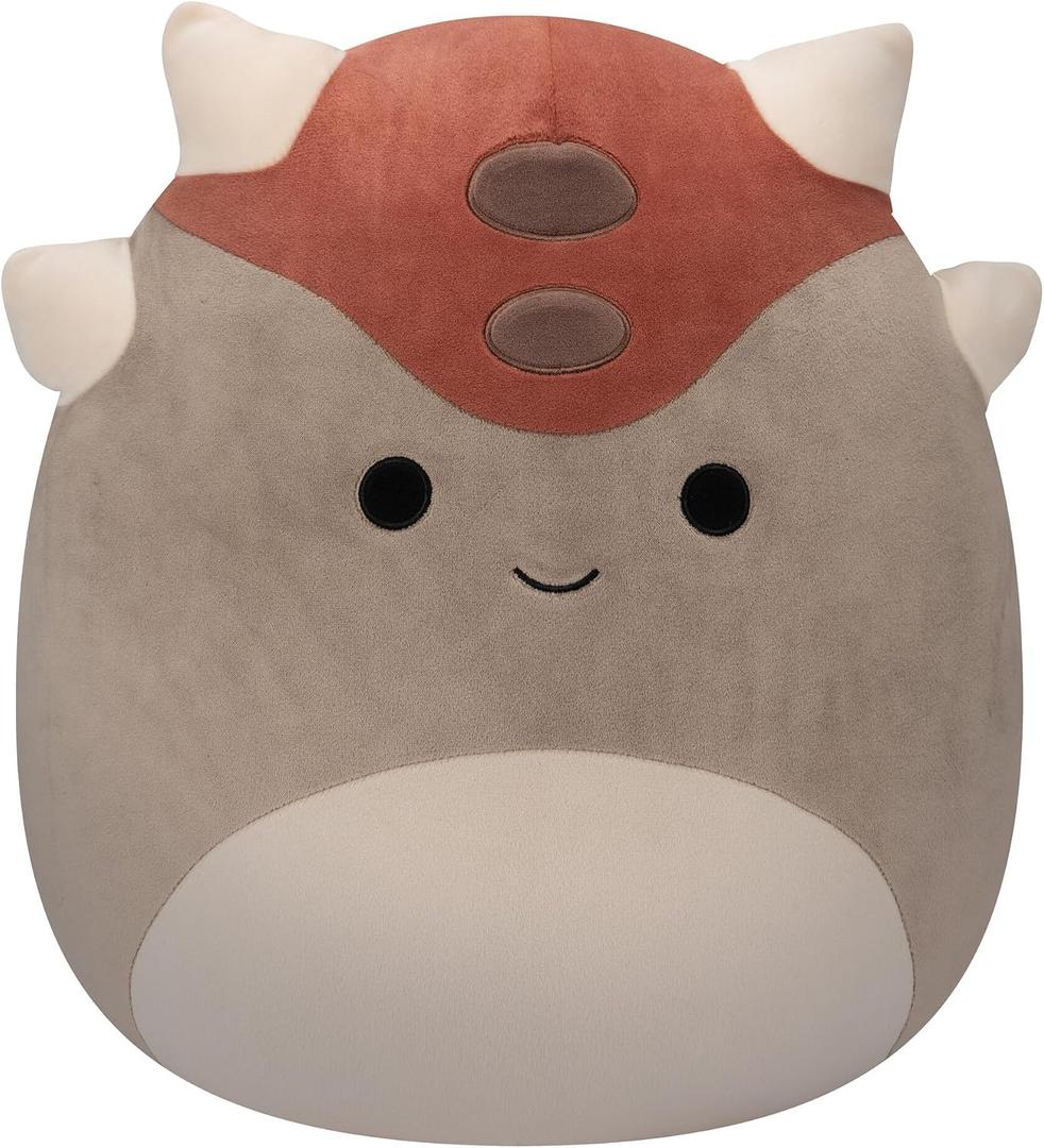Squishmallows Original 14-Inch Ainhoca Grey Ankylosaurus - Large Ultrasoft Official Jazwares Plush