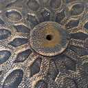 FLAME&SHADE 31lb Round Base Stand Weight for Patio Market Table Umbrella Outdoor, Bronze