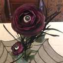 32 mm Colored Human Fake Eyeballs for Halloween Cosplay - Plastic Large Doll Eye Acrylic Party Decor Sculptures Prop 8Pcs 4 Colors (Black, Brown, Green, Blue)