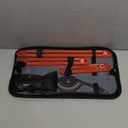 Stair Tread Template Tool - Dual Solid Nut Locking Stair Tread Tool Jig, Stair Measuring Tool Jig, Stair Step Scribe Tool, Stair Template, Stair Gauge Tool (Red-Gray) (61.1IN)