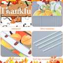 Moxweyeni 2 Sets 40" Fall Decorative Yard Signs with Stakes, Plastic Sunflowers Pumpkins Garden Yard Stake Decor for Home Lawn Pathway Front Door Fall Harvest Thanksgiving Standing