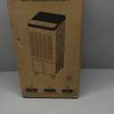 Evaporative Air Cooler, 3-IN-1 Swamp Cooler Air Conditioner w/ 7H Timer, 3-Speed Windowless Air Conditioner, Dual Tank Portable Air Cooler for Room/Office/Garage