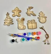 QINGQIU Christmas Wooden Magnet Toys, Pack Of 2