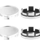4Pcs 63mm(2.48inch) Wheel Center Caps for Dodge/Jeep/Chevy/Toyota/Lexus Wheel Rim Replacement Hub Cap, (Silver, Out 63mm, Inner 59mm)