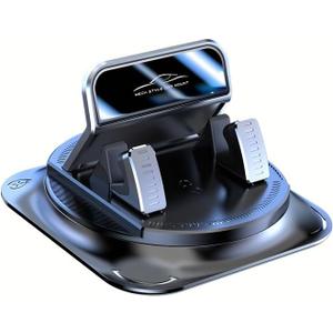 Holidaydeer 360 Rotatable,Car Phone Holder Mount,Silicone Phone Mount for Car Dashboard, Hands Free Cell Phone Holder Car Compatible with iPhone 17 16 15 14 13 12 Pro Max