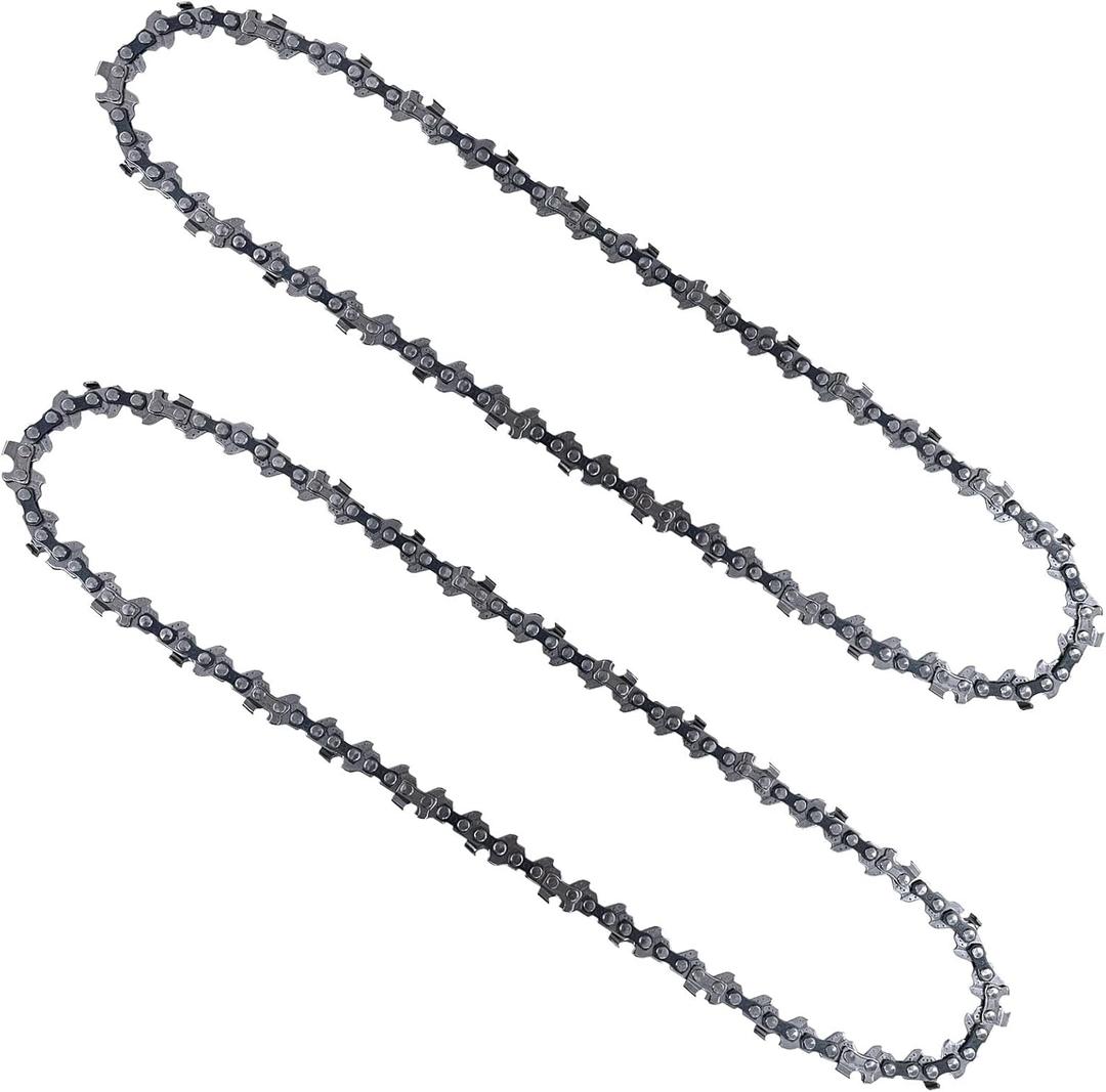 2PC 10" Pole Saw Chain Replacement for EGO PS1000 / PS1001 / PSX2510 10-Inch 56V Pole Saw- 1/4" - .043" - 56 DL