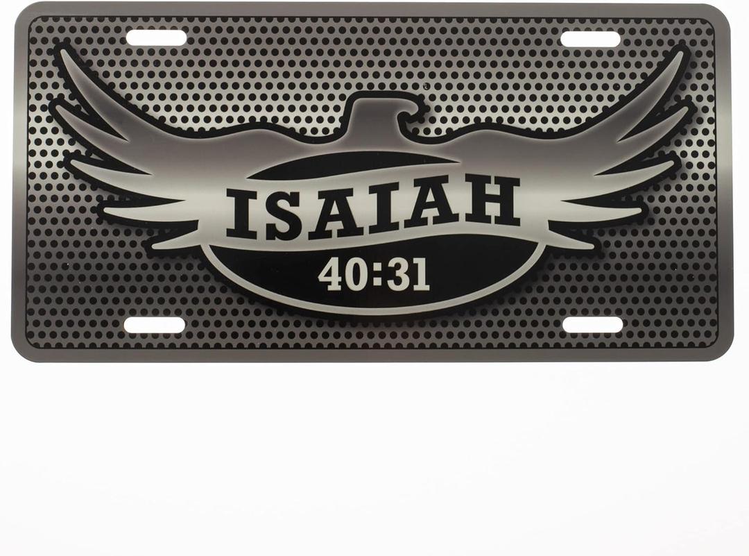Dicksons Isaiah 40:31 12 x 6 Inch Metal License Plate