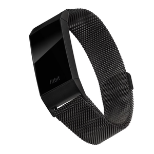 WITH it Stainless steel mesh band for use with FITBIT CHARGE 4 & CHARGE 3