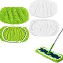 XL Mop Pads Compatible with Swiffer XL Sweeper, X-Large Dry Sweeping Cloths, XL Wet Pads Refills, Reusable Washable Microfiber Heavy Duty Wet Mopping Cloths for Hardwood Floor Cleaning, 4 Pack