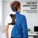 Back Brace Posture Corrector for Women Men Shoulder Support Straightener Pain Relief Upper Spine Hunchback Thoracic Device Plus Size Straps Correction Fixer Trainer Best Straight Black Large (Black, L)