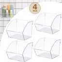 Cinnvoice 4 Pack Gridwall Baskets Hanging Gridwall, Simple Style