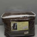 Lavish Home Luxury Long Haired Faux Fur Throw Blanket, Brown