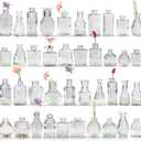 40 Pcs Bud Vase Set, Vases for Centerpieces, Cute Glass Bud Vases in Bulk, Small Vases for Flowers, Clear Vase Set for Wedding Decorations, Home Table Flower Decor