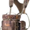 NEW VIEW CamoRanger Binocular Harness Chest Pack, Ripstop Bino Harness with Rangefinder Pouch and Rain Cover for Hunting