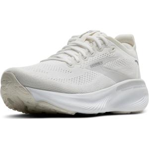 Brooks Womens Adrenaline GTS 25 Supportive Running & Walking Shoe (8, White/Silver)