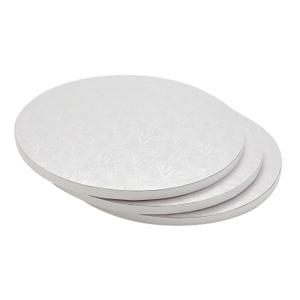 3 Pack 12-Inch Round Cake Drum Board Set, Round Boards for Baking Supplies, Desserts 