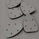 5 Pack Mouse Detail Sanding Interface Pad Hook and Loop - Triangle Sanding Pads with 5 Holes Foam Interface - Mouse Sander Sandpaper Backing Pad for Flexibility & Balancing Sanding Pressure