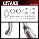 Catalytic Converter Compatible with 2011-2016 Ford F-250 Super Duty F-350 Super Duty 6.2L, 2PCS(EPA Compliant)