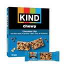 KIND Chewy Granola Bars, Chocolate Chip, Gluten Free, Low Calorie, Healthy Snacks, 10 Count (EXP 06/19/26)
