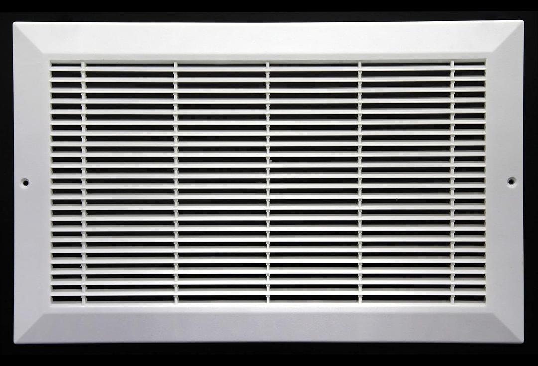 14" x 8" HVAC Return Air Grille - Plastic Never Rust Vent Duct Cover - for Wall & Ceiling [Outer Dimensions: 16w X 10"h]