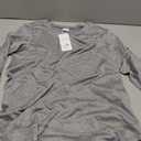 XIEERDUO Women's Workout Tops Long Sleeve Shirts Sun Protection UPF 50+ Quick Dry Shirts for Hiking Running  (Gray, L)
