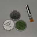 White Black Green Face Body Paint with Painting Brushes Halloween Makeup Set, Water Based Facepaint for Kids Adults Party for Witch Shrek Alien Grinch Hulk Costume Cosplay Special Effects Make Up