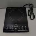 Mueller RapidTherm Portable Induction Cooktop, 1800W Hot Plate Electric Stove Top Burner. 8 Temp Levels, Auto-Off & Pot Detection, LED Display, Child Lock, 4 Programs, Burners for Cooking