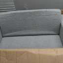 Toddler Couch, 2-in-1 Toddler Chairs Comfy 1-3 Years Old, Toddler Chair for Girls and Boys, Kids Couch Bed Fold Out, Convertible Baby Sofa to Lounge Chair for Playing, Reading, Napping, Double, Grey