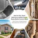 Self-Sealing Waterless P Trap 1-1/2", One Way Sanitary HepvO Waste Valve Upgraded Trap Dry Seal Technology Prevent the Backflow of Air & Wastewater 