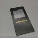 KANGHAR for iPhone 16 Pro Case Checkered Aesthetic Cute Pattern Shockproof Full Body Protection for Girls Women -Black