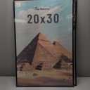 Fun Memories 20x30 Poster Frame for Photo, Posters & Art Prints, Horizontal or Vertical Wall Mounting Scratch-Proof Wall Gallery Photo Frame (Black, 3 Pack)