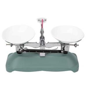 Asixxsix 100g or 500g Double Pan Mechanical Balance Scale with Various Weights, Tray and Tweezers, High Calibration Accuracy for Lab Physics Experiment