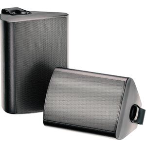 Herdio 6.5 Inch 400W Outdoor Speakers Wired Waterproof with Powerful Bass,Wall Mount Speakers for Patio Garage Covered Deck,All-Weather Durability (Pair,Black)