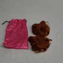 iLUU 2pcs/pack Orange Red Hair Bun Extensions Wavy Curly Messy Synthetic Chignon Hairpiece Easy Bun Hair Pieces for Women Hair Updos for Women Girl - #119B Orange Red Copper Red