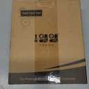 10L0L Universal Golf Cart Fan Fits Yamaha/EZGO/Club Car, Fixed Bracket 360°Degree Rotational Fan, 3 Speed Adjustment, Support for Reverse Charging and Emergency Lighting-Blue