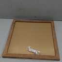 AEVETE 10x10 Picture Frames Brown Rustic Square Frame with 5x5 Mat for Tabletop Wall Decor