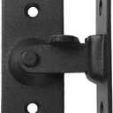 Mini Size 90 Degree Door Latch Sliding Screen Door Latch Barn Door Lock Hasp Latch Clasp Lock Pocket Door Locks and Latches Black Small*