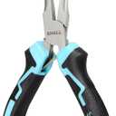 SHALL 6" Mini Needle Nose Pliers, Long Nose Pliers w/Comfort Grip Handles & Non-Serrated Drop Forged Steel Jaws, Small Needle Nose Pliers for Jewelry Making, Wire Wrapping, Crafts, Electronic Repair