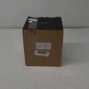 Yosoan 1-Light Brass Modern Vintage Indoor Wall Sconce, Vanity Single Luxury Hardwired Retro Textured Clear Round Globe Glass Shade with Industrial Curved Rod Bathroom Hallway Lamp(Black)