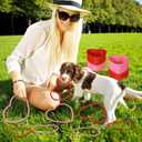 3 x Soulchen 24 Valentine's Heart Shaped Ring Toss Games for Party Activities Red and Pink Plastic Toss Ring for Indoor Outdoor Speed and Agility Practice Games Valentine's Party Supply