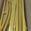 Wokceer Wedding Arch Backdrop Stand 7.2FT, 6FT Gold Metal Arch Stand Set of 2 for Birthday Party Wedding Ceremony Baby Shower Graduation Decoration