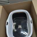 Arm & Hammer Rimmed Cat Litter Box with High Sides and Microban, Made in USA