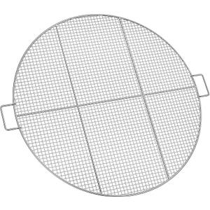 Stanbroil Fire Pit Cooking Grill Grate with 3 Support Bars - Outdoor Round BBQ Campfire Grill Grid - Camping Cookware - Stainless Steel, 30 Inch