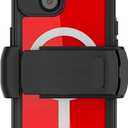 Ghostek NAUTICAL iPhone 14 Waterproof Case with Screen Protector, Belt Clip, MagSafe Magnetic Compatible Extreme Tough Heavy Duty Protection Phone Cover Designed for 2022 Apple iPhone14 (6.1") (Clear)