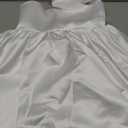 Toddler Wedding Guest Party Dress Short One-Shoulder Flower Girl Tutu Dresses for Formal Graduation Party White Satin Tulle Princess Pageant First Communion Dress for Girls Bow-Knot 06 (White, XS)